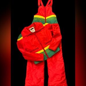 Vintage 1970s Ladies Topher Ski Suit - Size 12